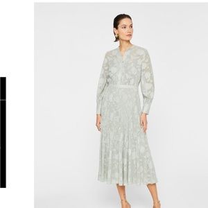 Club Monaco pleated shirt dress